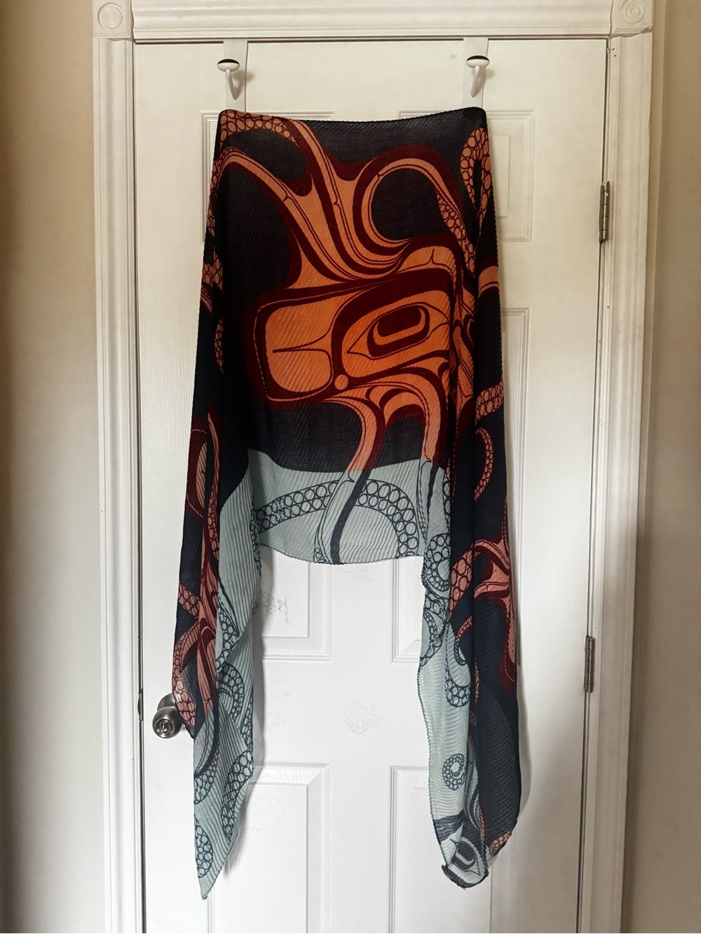 Women's ECO scarf with Octopus Design
